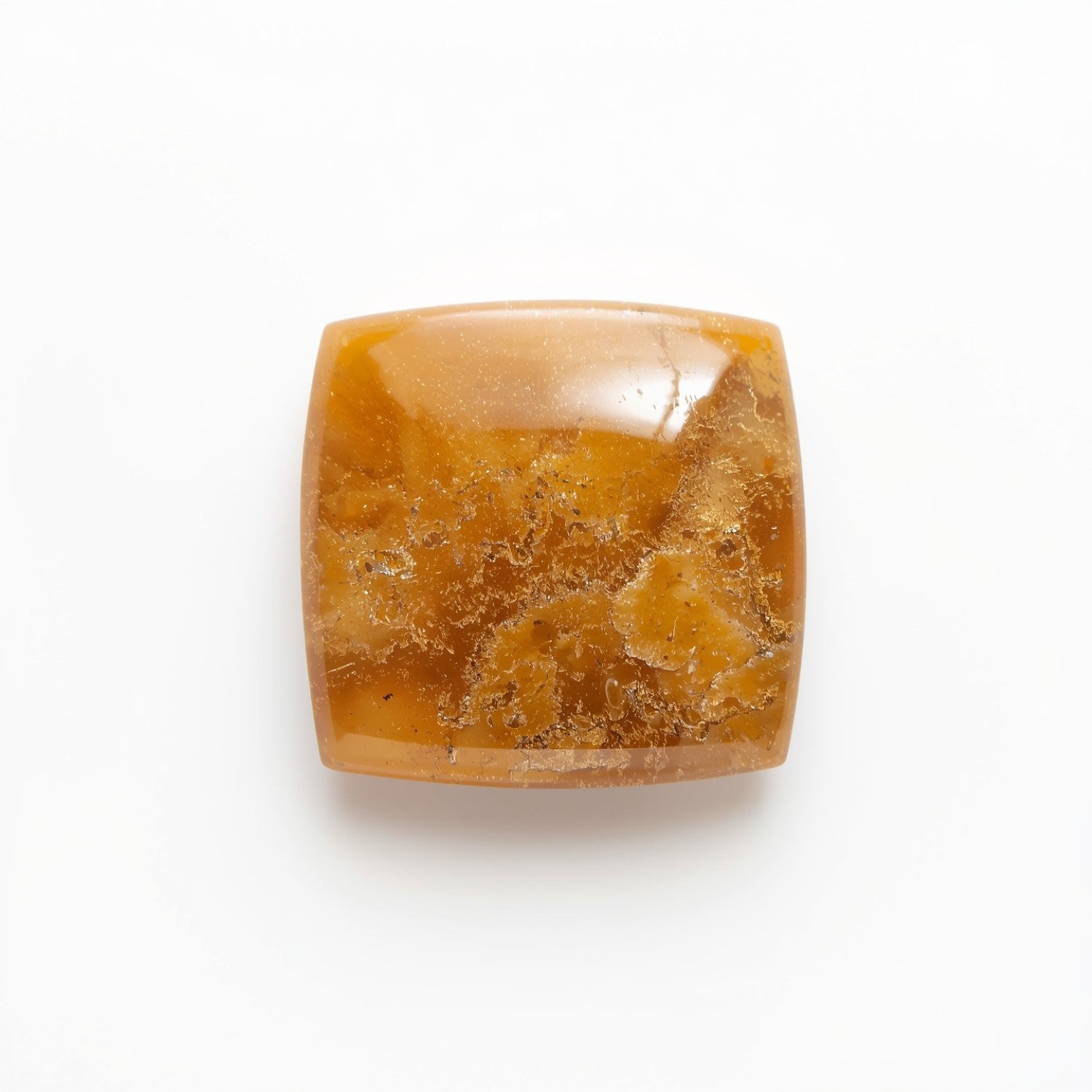 Sun Stone 1PC Large 10x10 MM Square Cabochon Blue Splendid semi Precious Loose Gemstone Main image