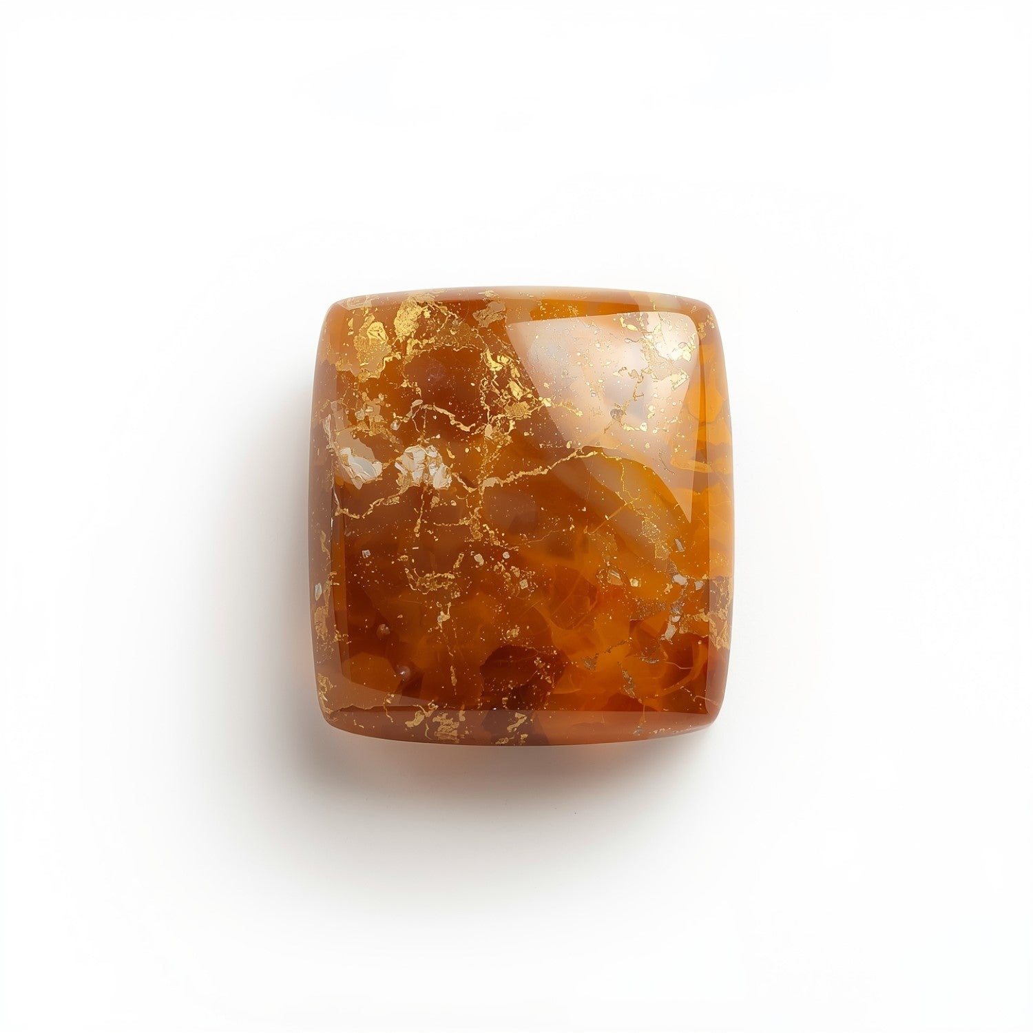 Sun Stone 1PC Large 11x11 MM Square Cabochon Blue Luster semi Precious Loose Gemstones Главное изображение товара