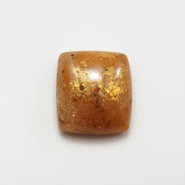 Sun Stone 1PC Large 11x11 MM Square Cabochon Blue Luster semi Precious Loose Gemstones