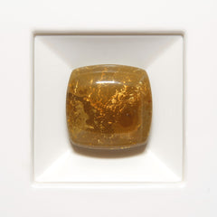 Sun Stone 1PC Small 8x8 MM Square Cabochon Blue Sparkling semi Precious Gems