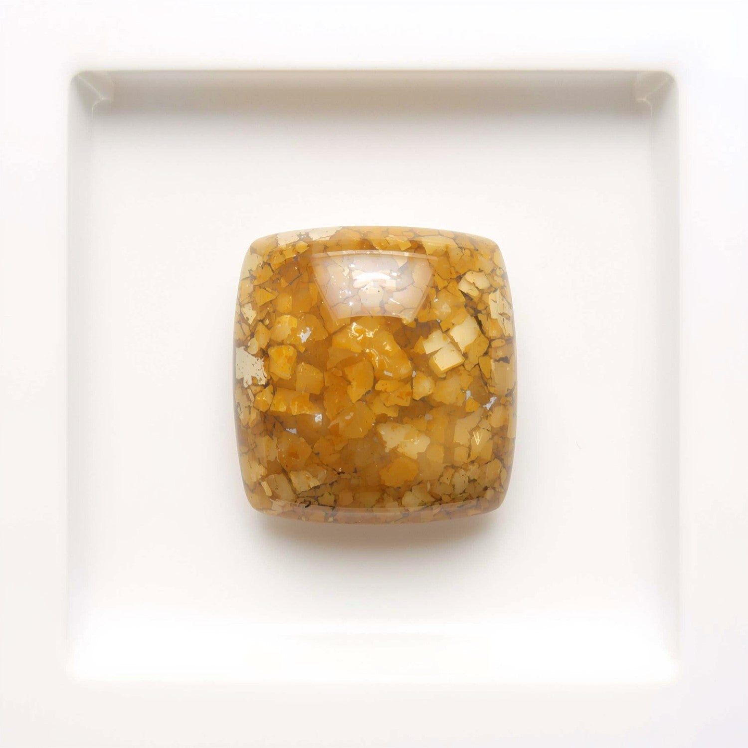 Sun Stone 1PC Medium 9x9 MM Square Cabochon Blue Polished semi Precious Loose Gems