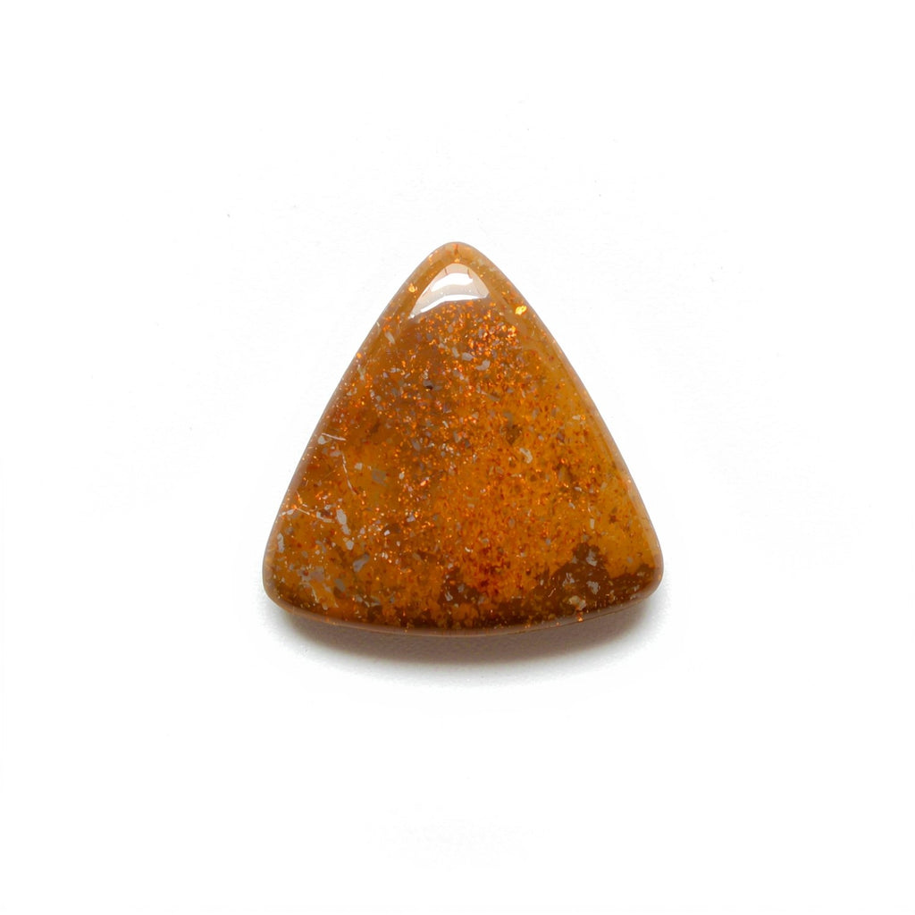 Sun Stone 1PC Large 10x10 MM Triangle Cabochon Blue Pure semi Precious Precious Gemstone