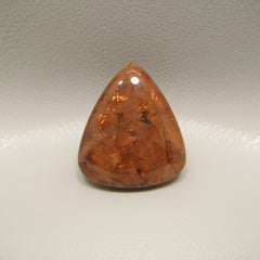 Sun Stone 1PC Large 11x11 MM Triangle Cabochon Blue Fiery semi Precious Gems