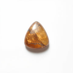 Sun Stone 1PC Small 8x8 MM Triangle Cabochon Blue Genuine semi Precious Loose Gemstones