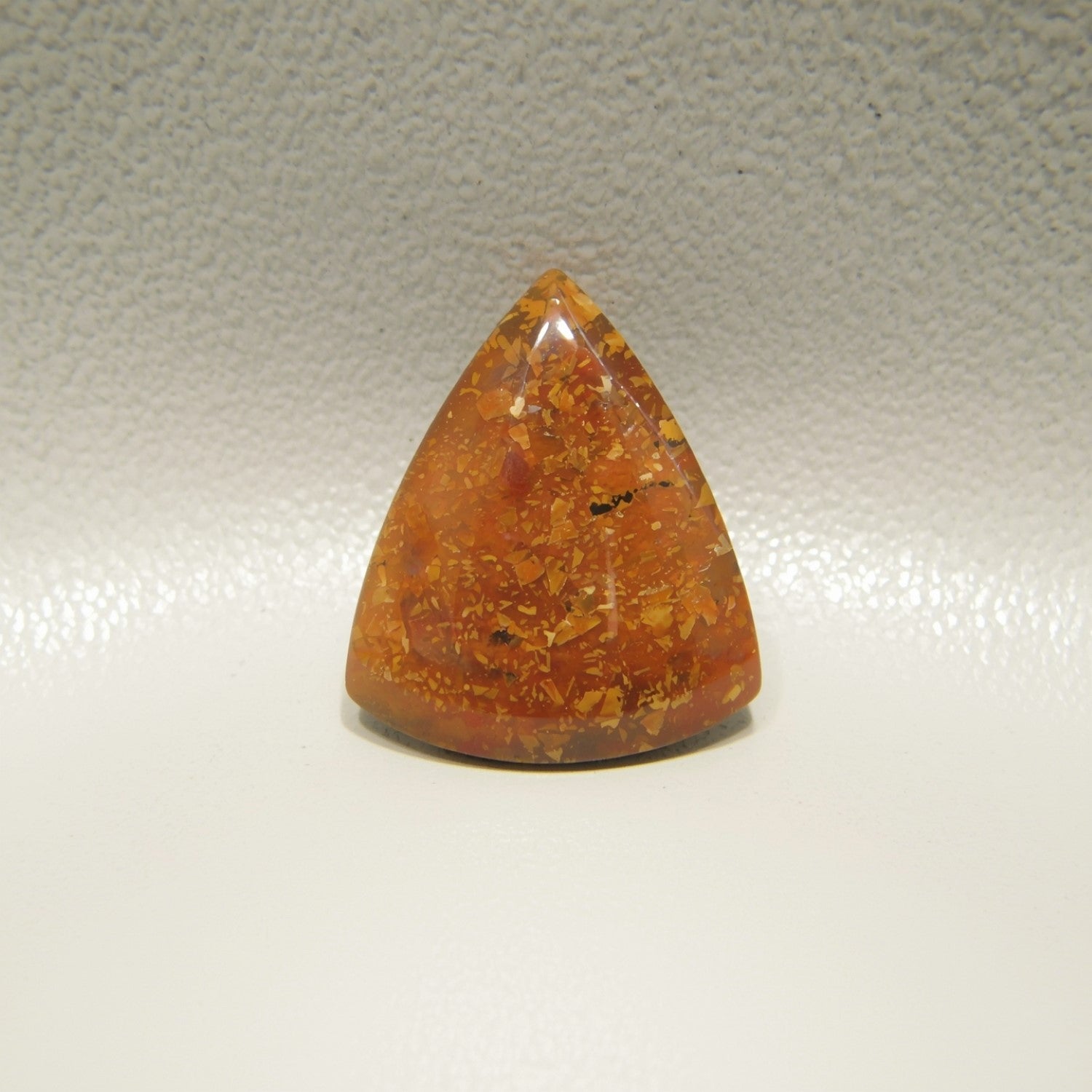 Sun Stone 1PC Small 8x8 MM Triangle Cabochon Blue Genuine semi Precious Loose Gemstones