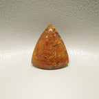 Sun Stone 1PC Small 8x8 MM Triangle Cabochon Blue Genuine semi Precious Loose Gemstones