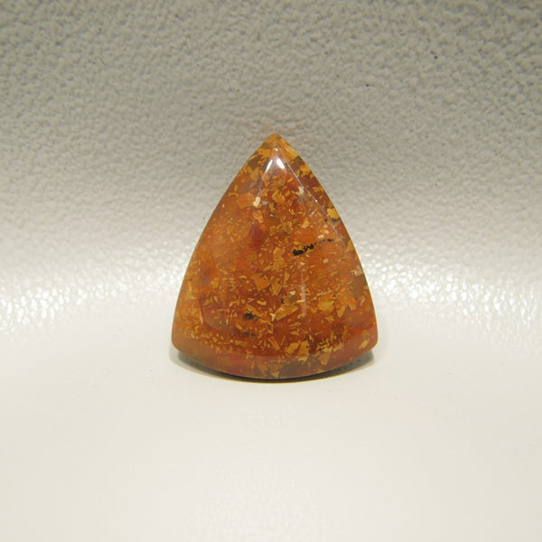 Sun Stone 1PC Small 8x8 MM Triangle Cabochon Blue Genuine semi Precious Loose Gemstones