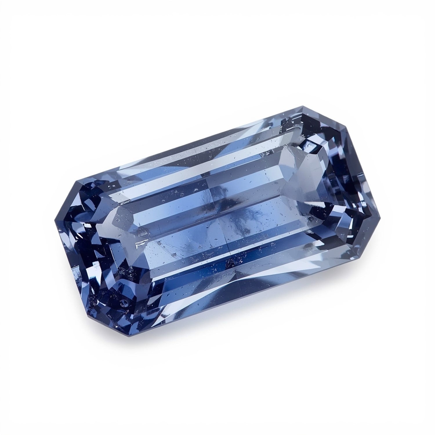 Tanzanite 1PC Chunky 10x20 MM Baguette Faceted Blue Lustrous Semi Precious Loose Gemstone Главное изображение товара