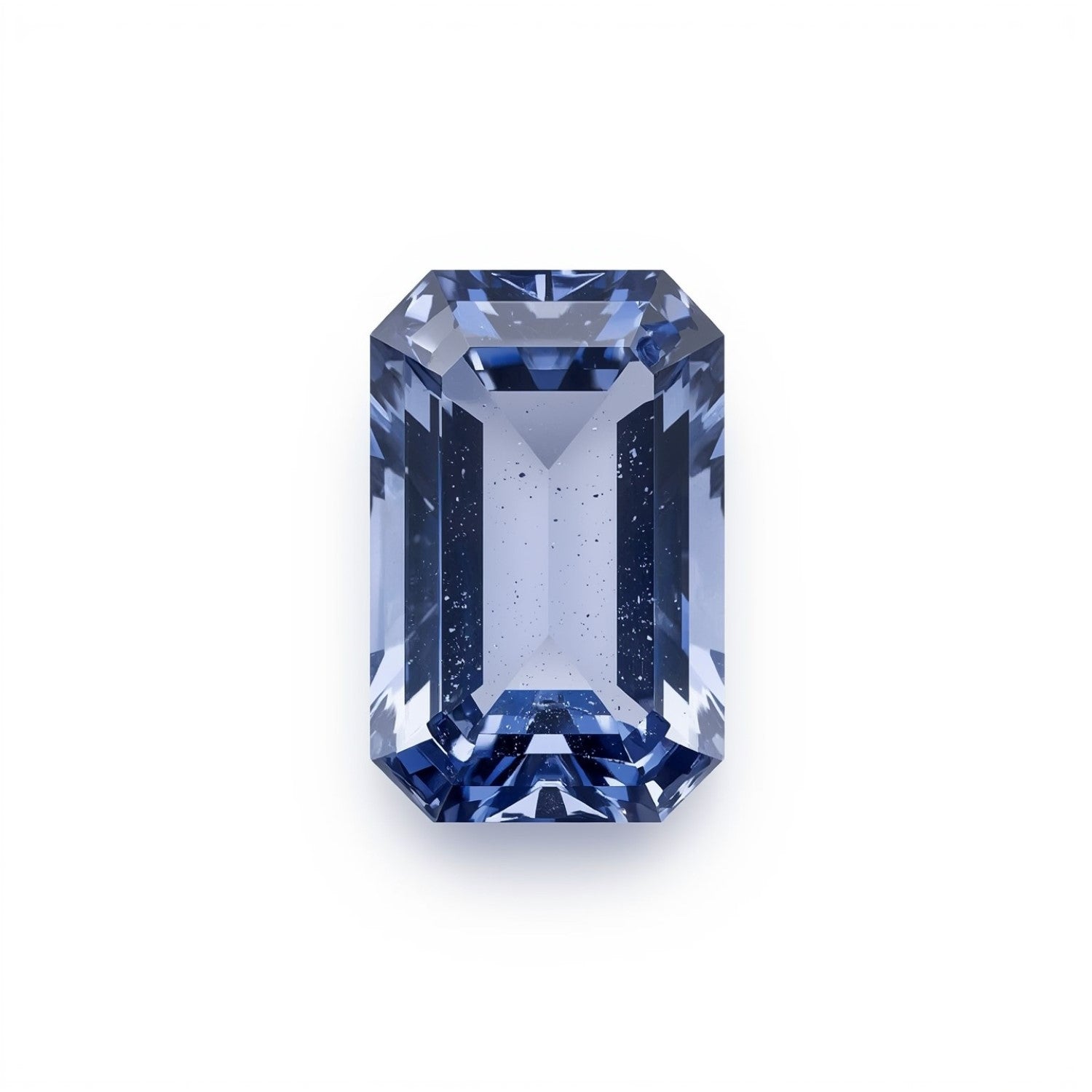 Tanzanite 1PC Small 5x10 MM Baguette Faceted Blue Sparkling Semi Precious Loose Gemstone Главное изображение товара