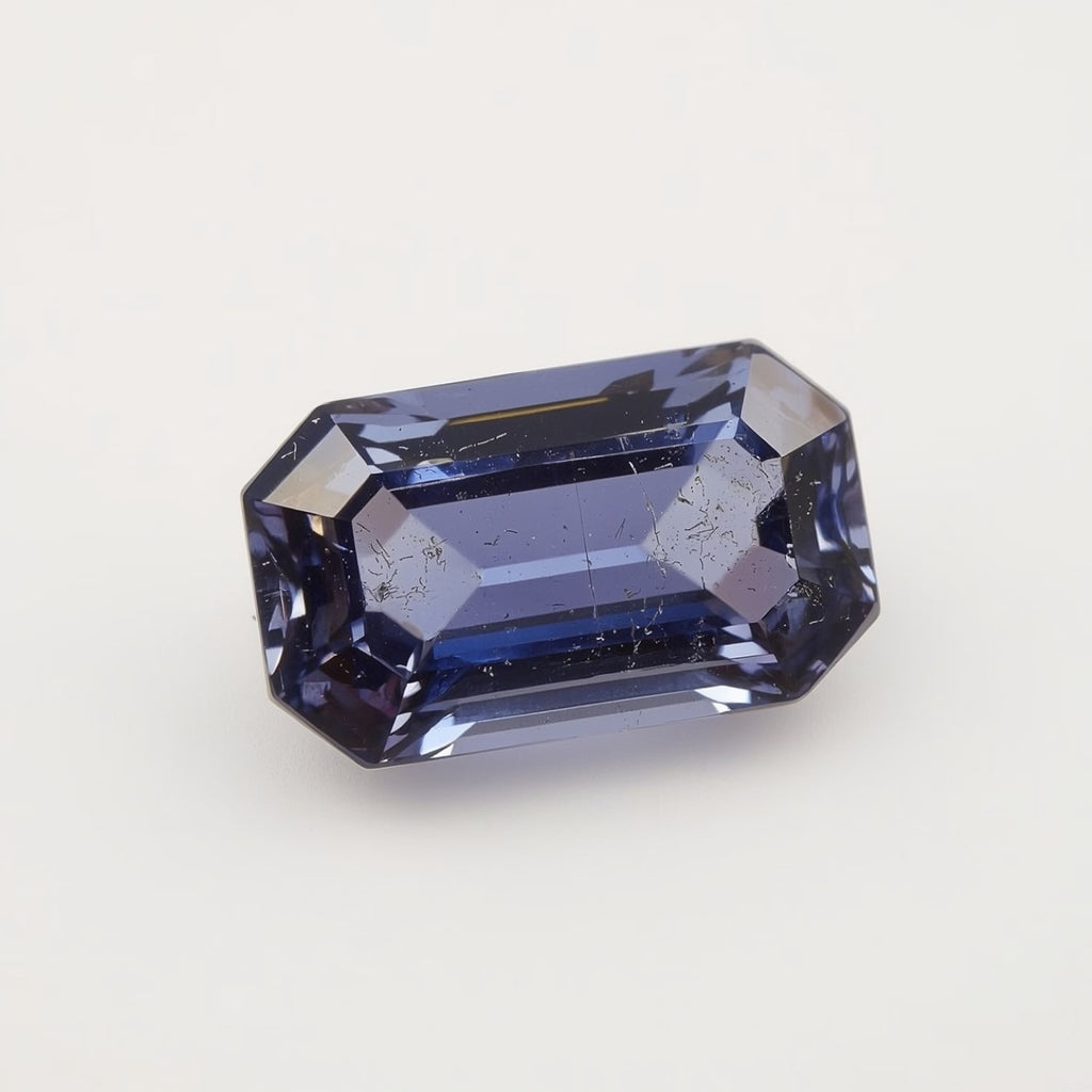 Tanzanite 1PC Small 5x10 MM Baguette Faceted Blue Sparkling Semi Precious Loose Gemstone