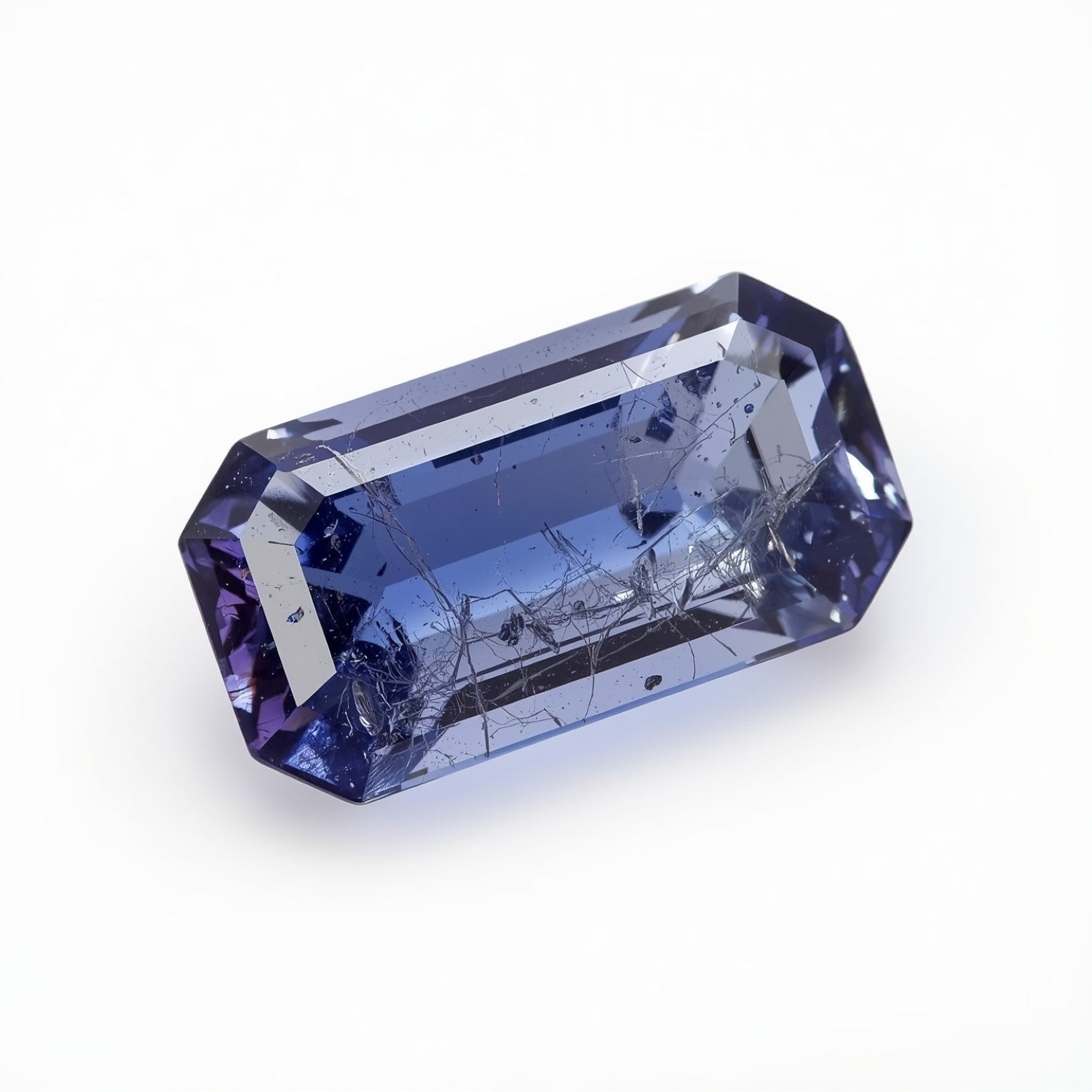 Tanzanite 1PC Large 8x16 MM Baguette Faceted Blue Luster Semi Precious Loose Gems