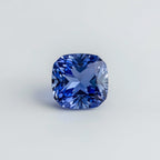 Tanzanite 1PC Large 10x10 MM Cushion Faceted Blue Shine Semi Precious Loose Gemstones