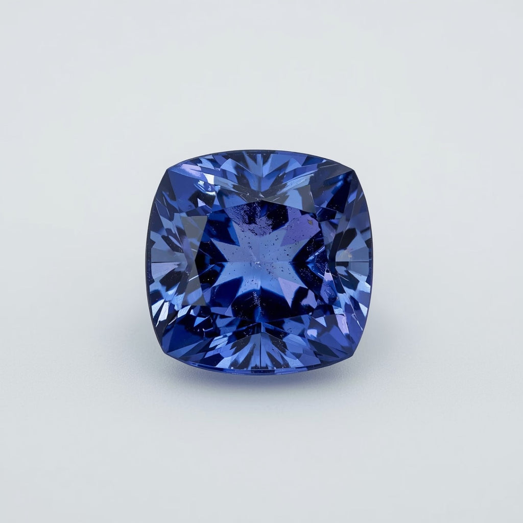 Tanzanite 1PC Large 12x12 MM Cushion Faceted Blue High-Quality Semi Precious Loose Gems