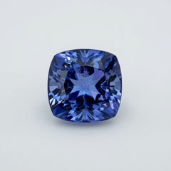 Tanzanite 1PC Large 12x12 MM Cushion Faceted Blue High-Quality Semi Precious Loose Gems