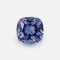 Tansanit 1PC Chunky 13x13 MM Kissen Facettiert Blau Natürlicher Halbedelstein Lose Edelstein