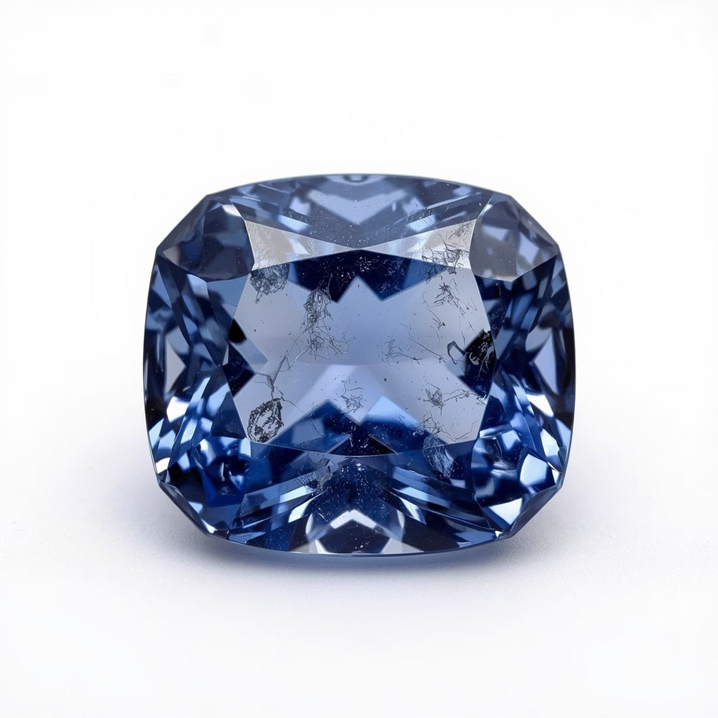 Tanzanite 1PC Chunky 15x15 MM Cushion Faceted Blue Superior Semi Precious Gems