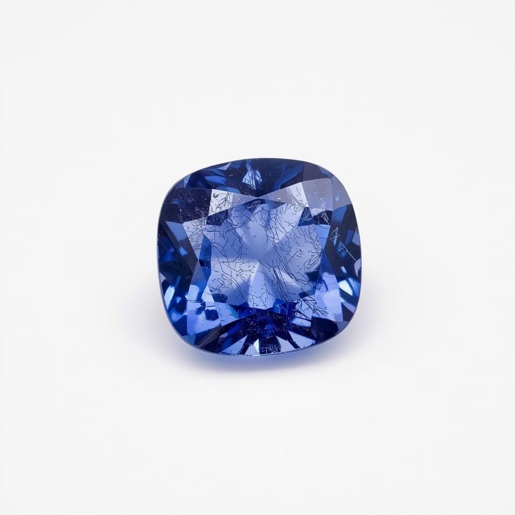 Tanzanite 10PC Tiny 3x3 MM Cushion Faceted Blue Fiery Semi Precious Gems