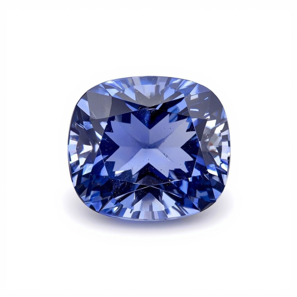 Tanzanite 1PC Tiny 6x6 MM Cushion Faceted Blue Polished Semi Precious Loose Gemstones