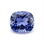 Tanzanite 1PC Tiny 6x6 MM Cushion Faceted Blue Polished Semi Precious Loose Gemstones