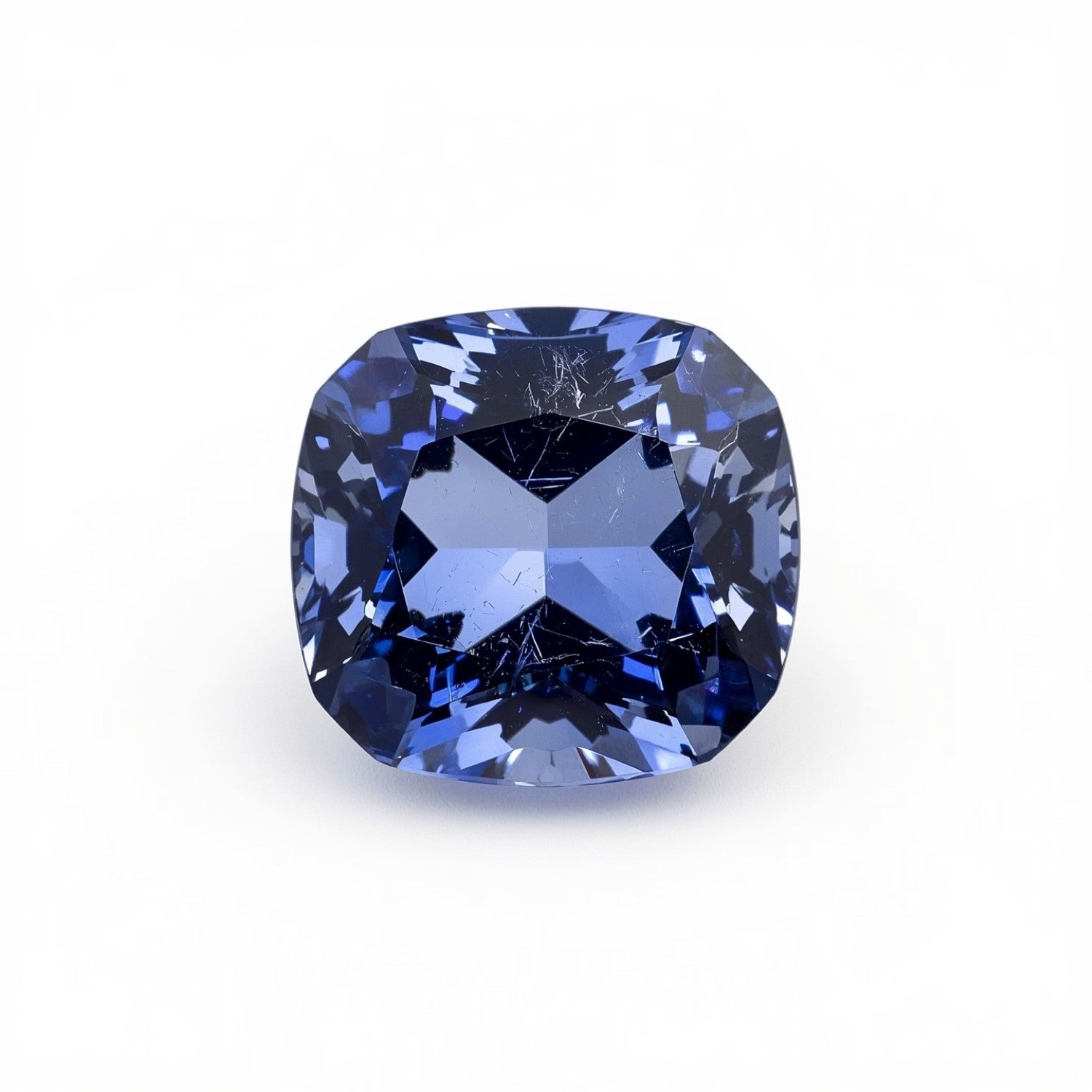 Tanzanite 1PC Small 7x7 MM Cushion Faceted Blue Splendid Semi Precious Gems メイン画像