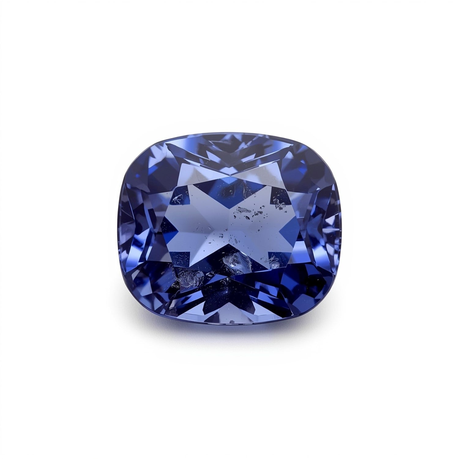 Tanzanite 1PC Small 8x8 MM Cushion Faceted Blue Luster Semi Precious Loose Gems Secondary image