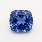 Tanzanite 1PC Medium 9x9 MM Cushion Faceted Blue Lustrous Semi Precious Loose Gemstone