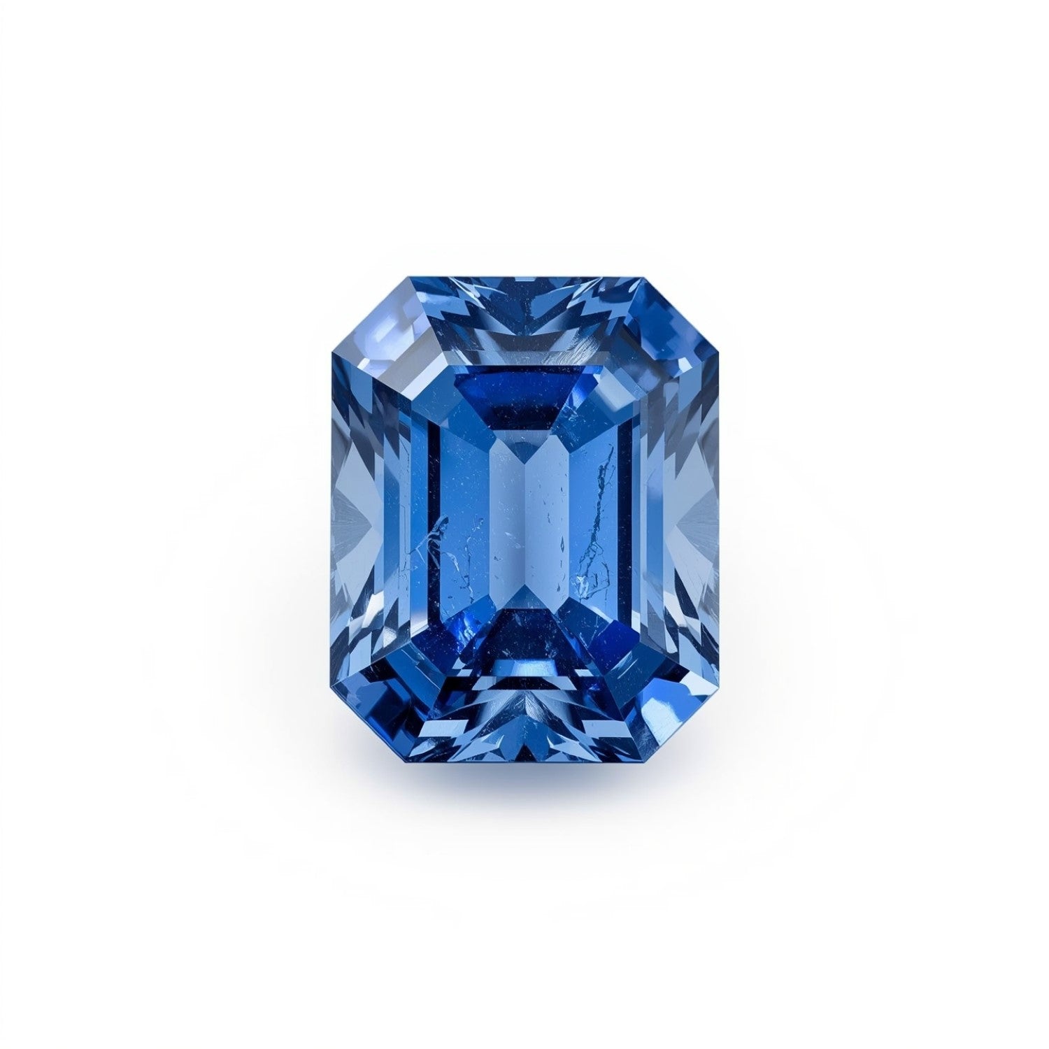 Tanzanite 1PC Chunky 13x18 MM Emerald Faceted Blue Polished Semi Precious Loose Gemstones