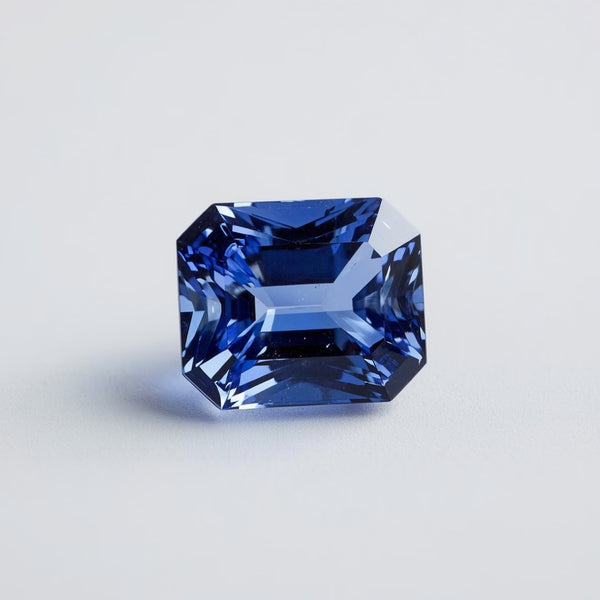 Tanzanite 1PC Tiny 3x5 MM Emerald Faceted Blue Splendid Semi Precious Loose Gemstone