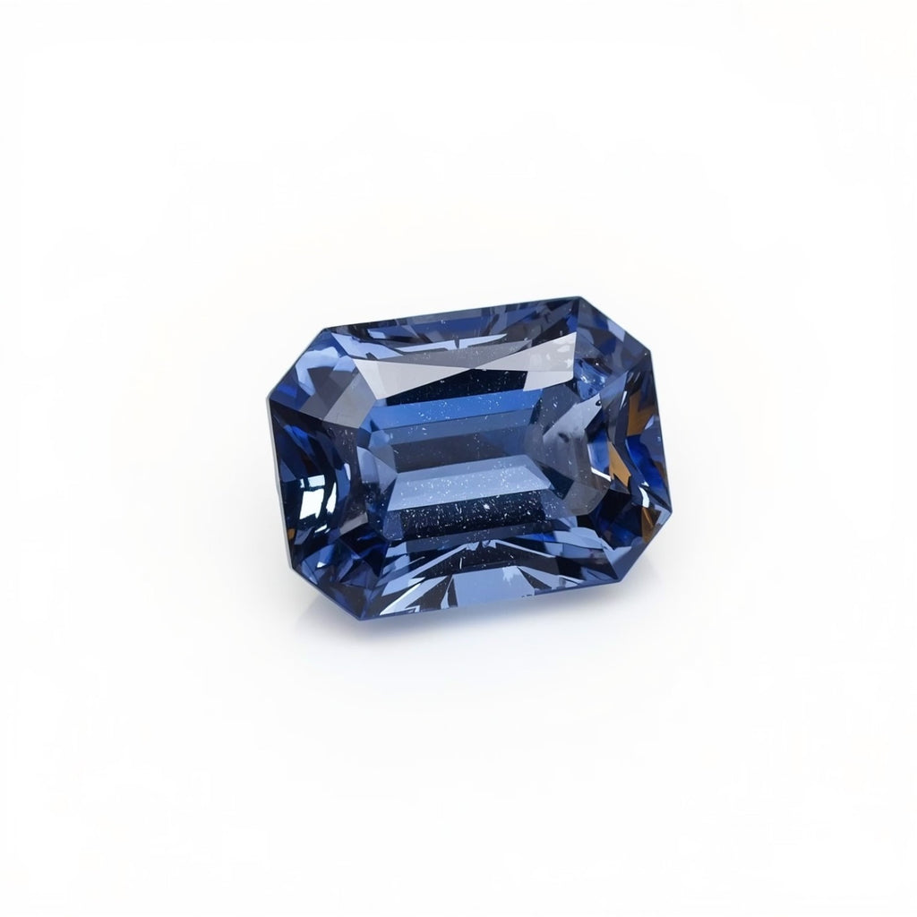 Tanzanite 1PC Tiny 4x6 MM Emerald Faceted Blue Luster Semi Precious Loose Gemstones