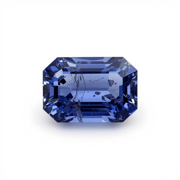 Tanzanite 1PC Small 6x9 MM Emerald Faceted Blue Fine Semi Precious Loose Gemstone