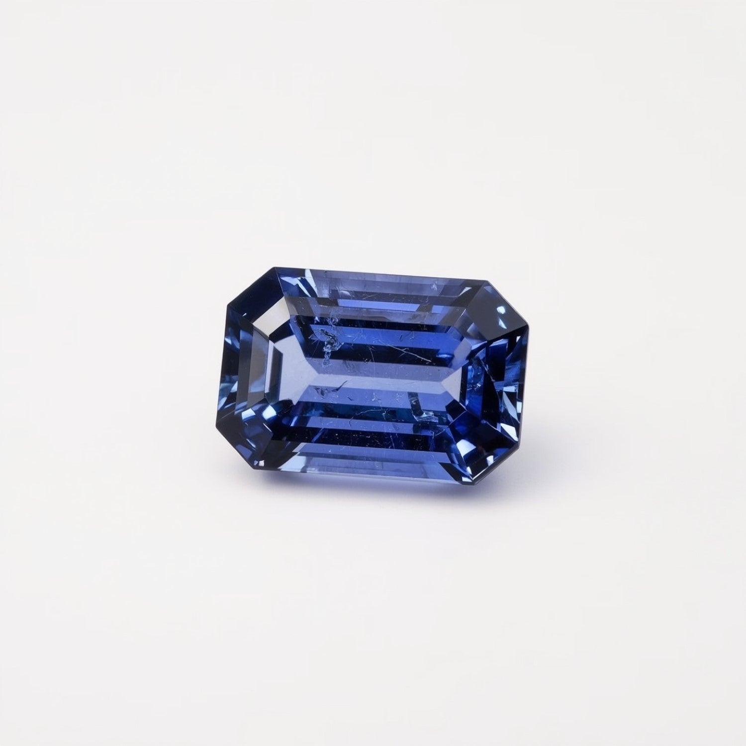 Tanzanite 1PC Medium 7x10 MM Emerald Faceted Blue Natural Semi Precious Gems Secondary image