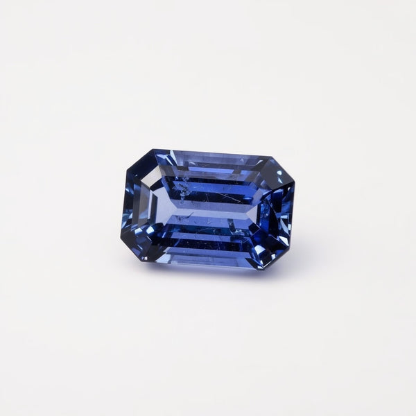 Tanzanite 1PC Medium 7x10 MM Emerald Faceted Blue Natural Semi Precious Gems
