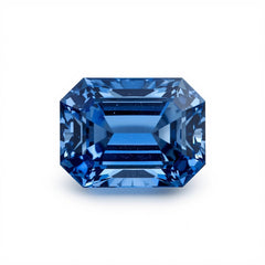 Tansanit 1PC Großer 9x11 MM Smaragd Facettiert Blau Superior Halbedelstein Lose Edelstein