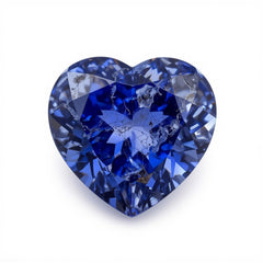 Tanzanite 1PC Large 11x11 MM Heart Faceted Blue Fine Semi Precious Gems