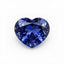 Tanzanite 1PC Chunky 14x14 MM Heart Faceted Blue Genuine Semi Precious Loose Gemstones