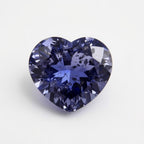 Tanzanite 1PC Chunky 15x15 MM Heart Faceted Blue Superior Semi Precious Gems