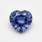Tanzanite 1PC Chunky 16x16 MM Heart Faceted Blue Pure Semi Precious Loose Gems