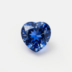 Tanzanite 10PC Tiny 3x3 MM Heart Faceted Blue Fiery Semi Precious Gems