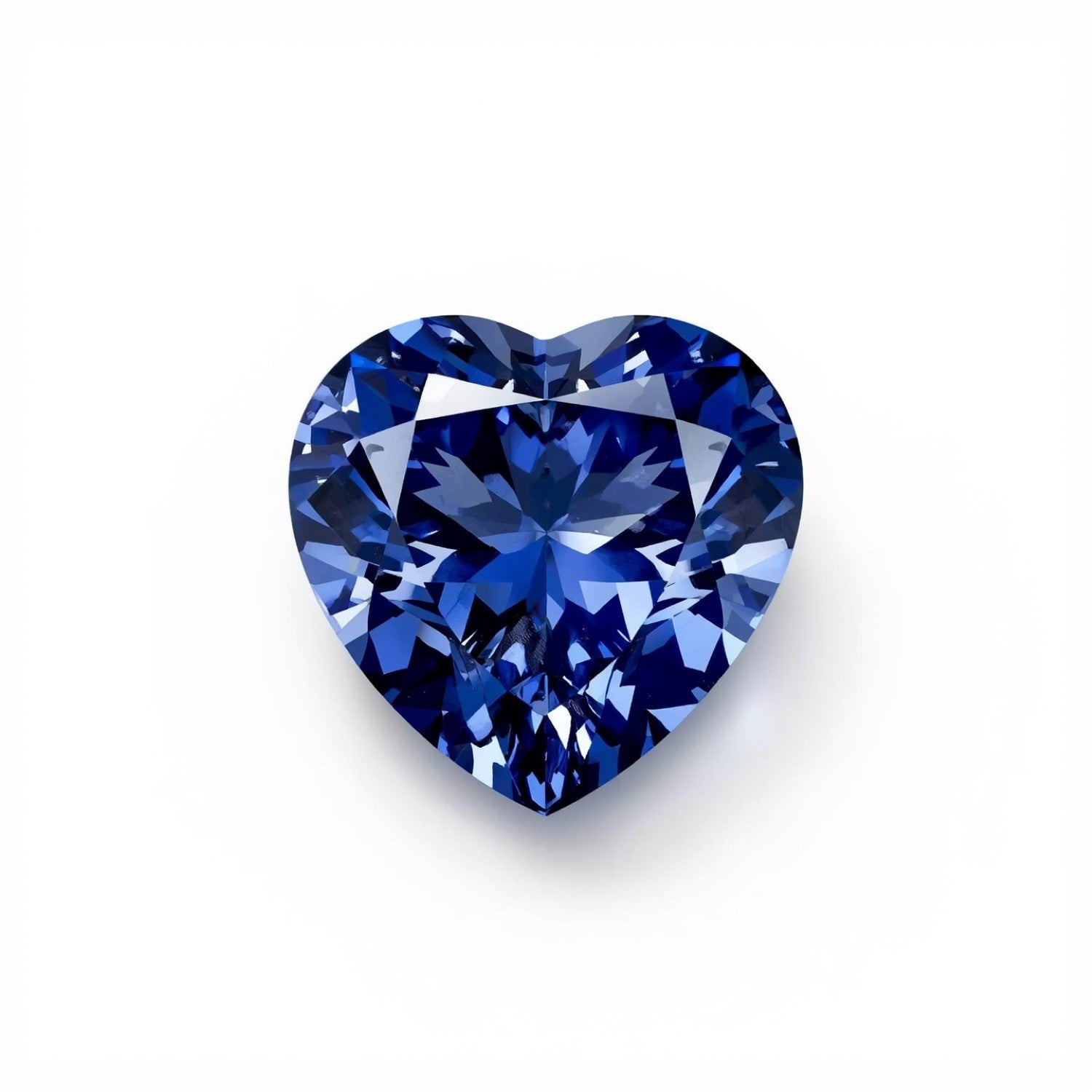 Tanzanite 10PC Tiny 4x4 MM Heart Faceted Blue Brilliant Semi Precious Loose Gems