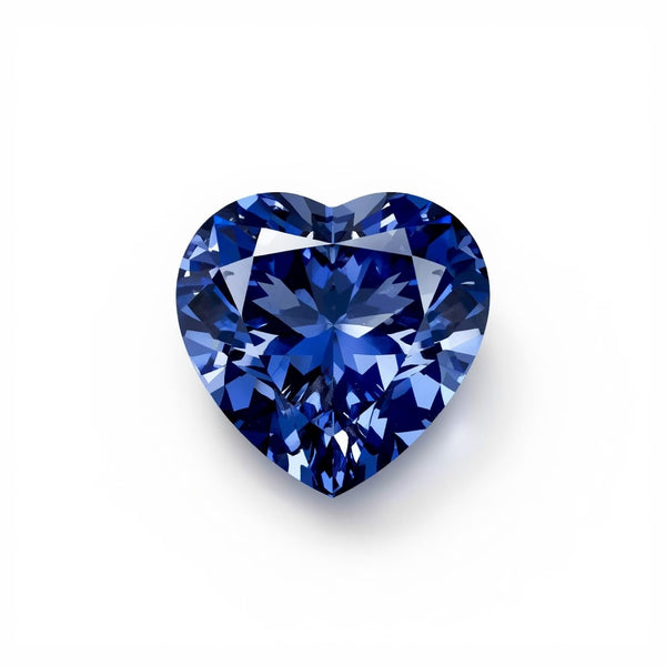 Tanzanite 10PC Tiny 4x4 MM Heart Faceted Blue Brilliant Semi Precious Loose Gems
