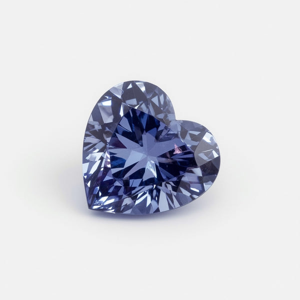 Tanzanite 10PC Tiny 4x4 MM Heart Faceted Blue Brilliant Semi Precious Loose Gems