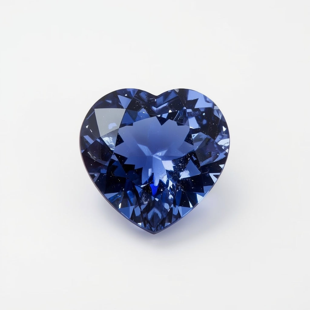 Tanzanite 1PC Tiny 5x5 MM Heart Faceted Blue Sparkling Semi Precious Loose Gemstone