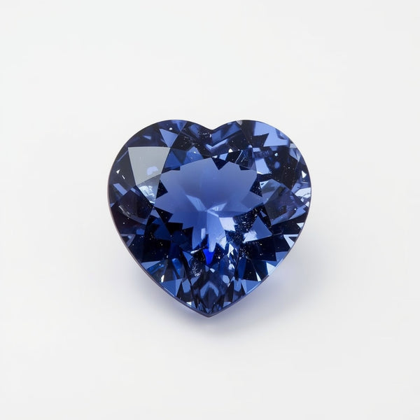 Tanzanite 1PC Tiny 5x5 MM Heart Faceted Blue Sparkling Semi Precious Loose Gemstone