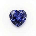 Tanzanite 1PC Small 7x7 MM Heart Faceted Blue Splendid Semi Precious Gems
