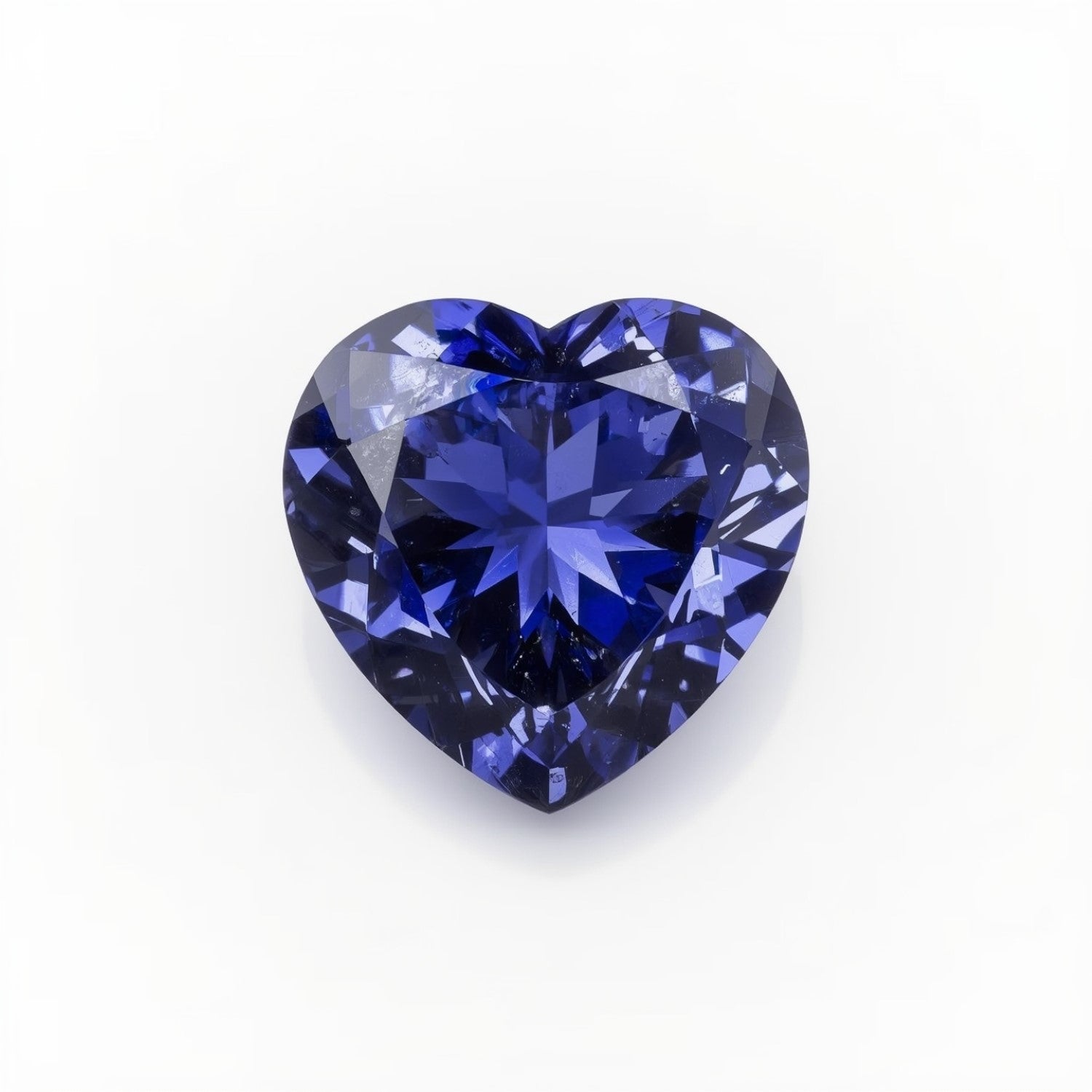 Tanzanite 1PC Small 7x7 MM Heart Faceted Blue Splendid Semi Precious Gems