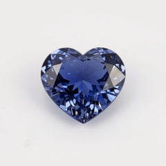 Tanzanite 1PC Small 7x7 MM Heart Faceted Blue Splendid Semi Precious Gems