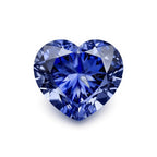 Tanzanite 1PC Medium 9x9 MM Heart Faceted Blue Lustrous Semi Precious Loose Gemstone