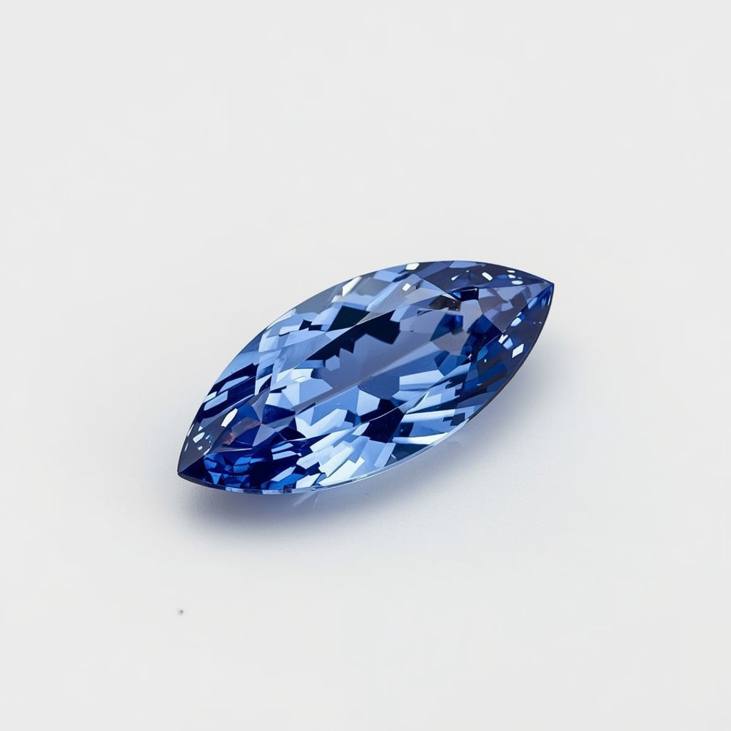 Tanzanite 10PC Tiny 2x4 MM Marquise Faceted Blue Lustrous Semi Precious Gems
