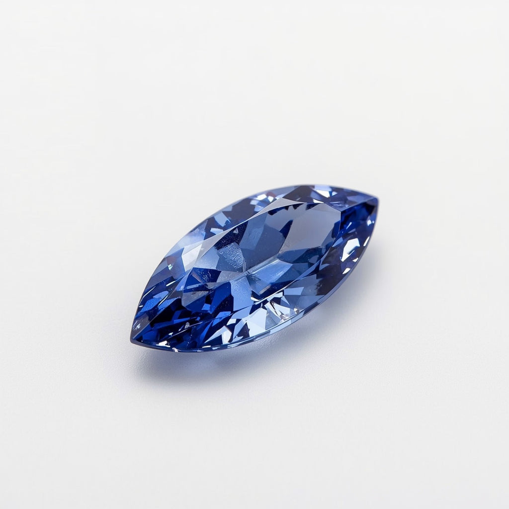 Tanzanite 1PC Tiny 3x6 MM Marquise Faceted Blue Fine Semi Precious Loose Gemstone