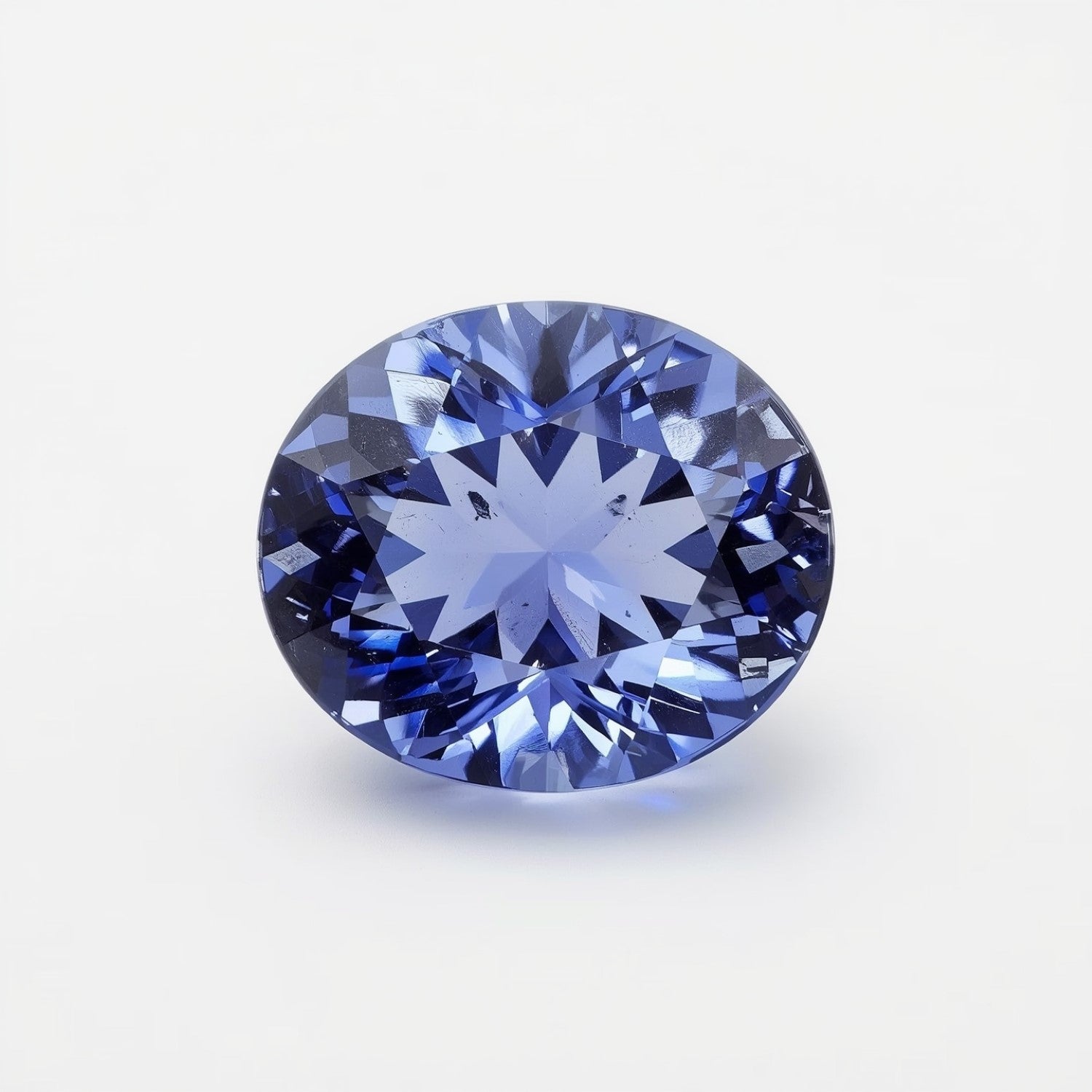 Tanzanite 1PC Large 10x12 MM Oval Faceted Blue Sparkling Semi Precious Gems